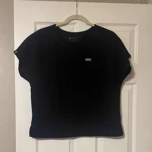 Figs Cropped Scrub Top